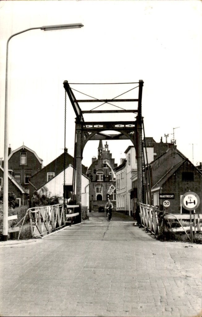 Haastrecht - IJsselbrug - Ophaalbrug, Ophalen of Verzenden, 1960 tot 1980, Gelopen, Zuid-Holland