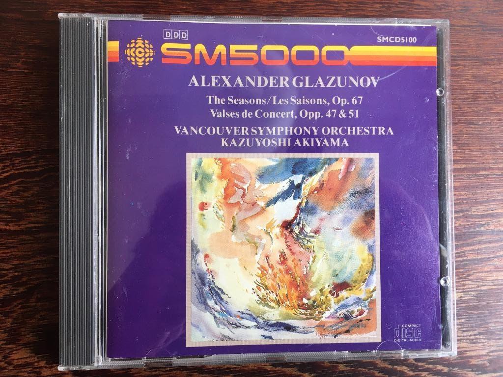Glazunov - Les Saisons, Valses de Concert / Akiyama, Ophalen of Verzenden, Barok, Zo goed als nieuw, Overige typen
