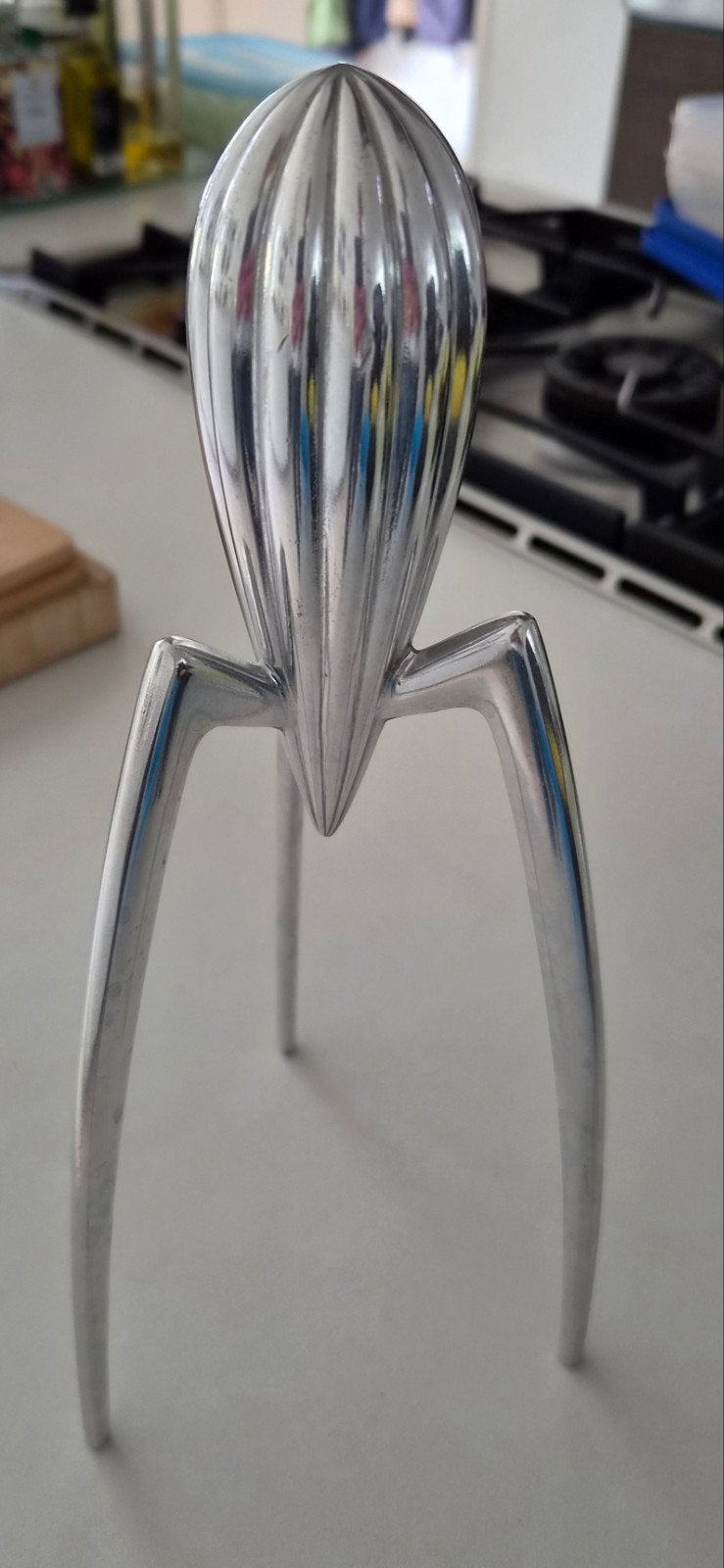 Alessi Citruspers - Designicoon voor Verse Sap, Ophalen, Zo goed als nieuw, Metaal, Alessi