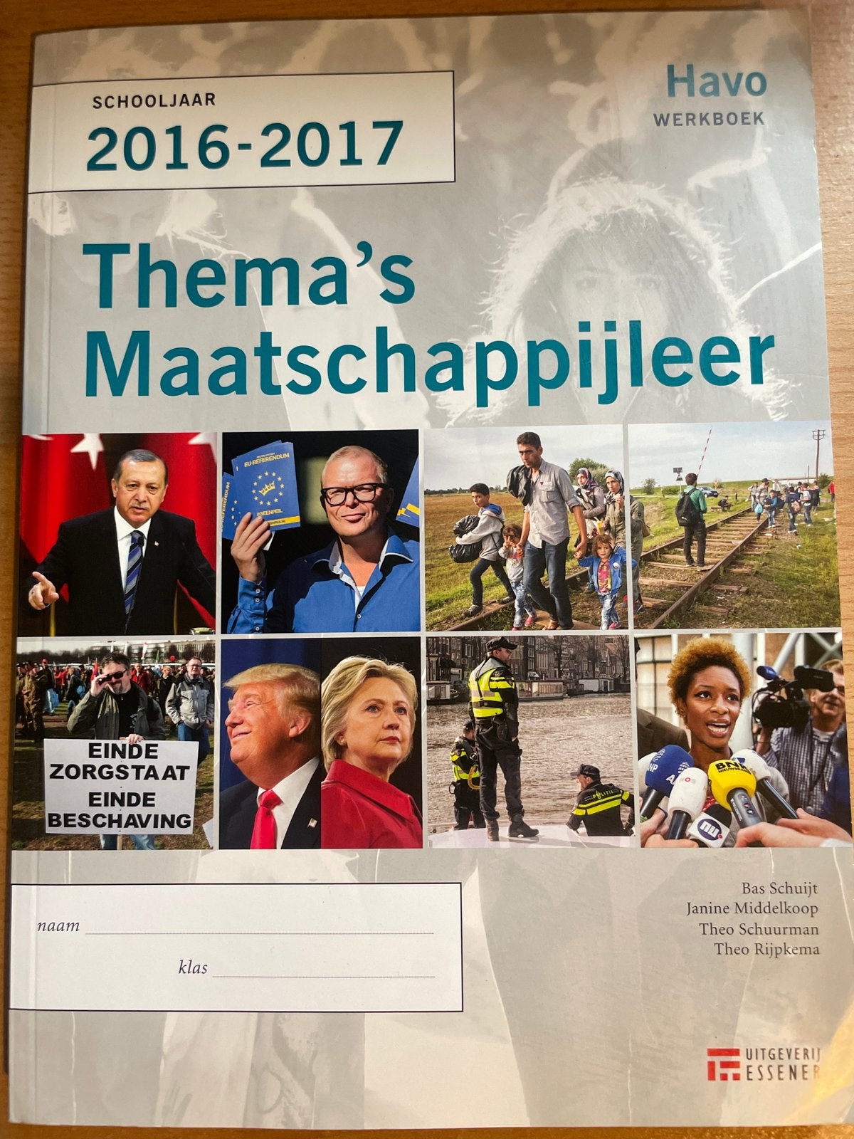 Havo Werkboek Thema's Maatschappijleer 2016-2017, Ophalen of Verzenden, Gelezen, HAVO, Maatschappijleer