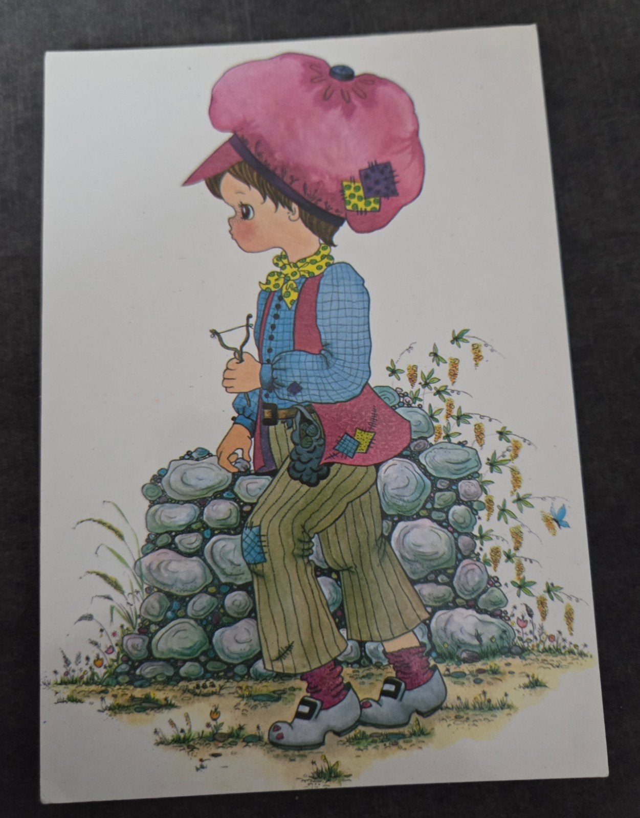 Jongen met katapult, Verzamelen, Verzenden, 1980 tot heden, Gelopen, Kinderen