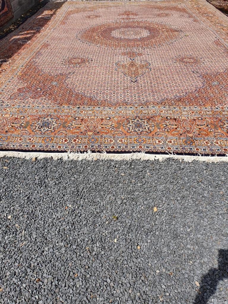 Groot exclusief Perzisch tapijt – 780x495 cm – fijn geknoopt, Overige kleuren, Wol, 200 cm of meer, Ophalen of Verzenden