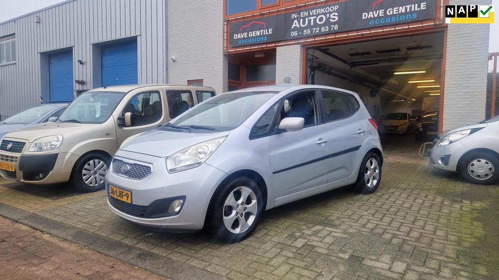 Kia Venga 1.4 CVVT X-ecutive Apk/Nap/Airco, Auto's, Kia, Voorwielaandrijving, Euro 5, Gebruikt, Zwart