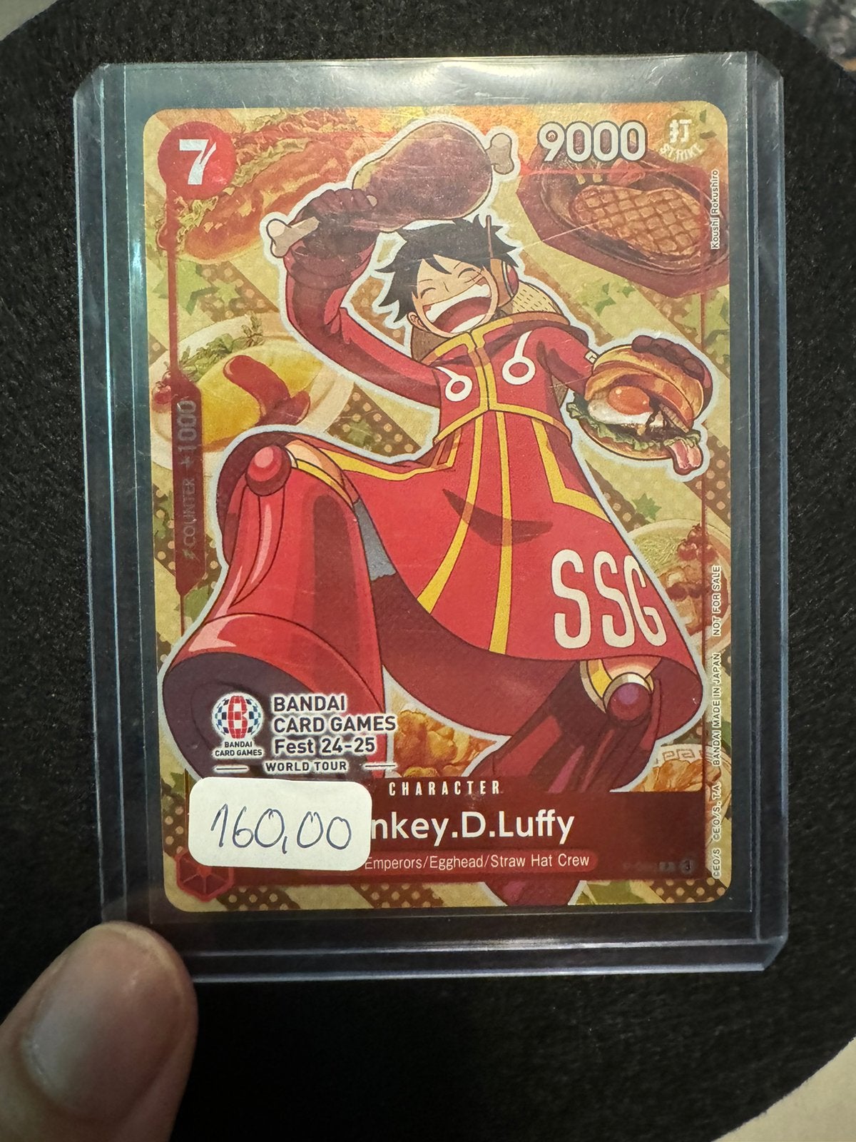 one piece Luffy bandai fest 24/25, Ophalen of Verzenden, Zo goed als nieuw
