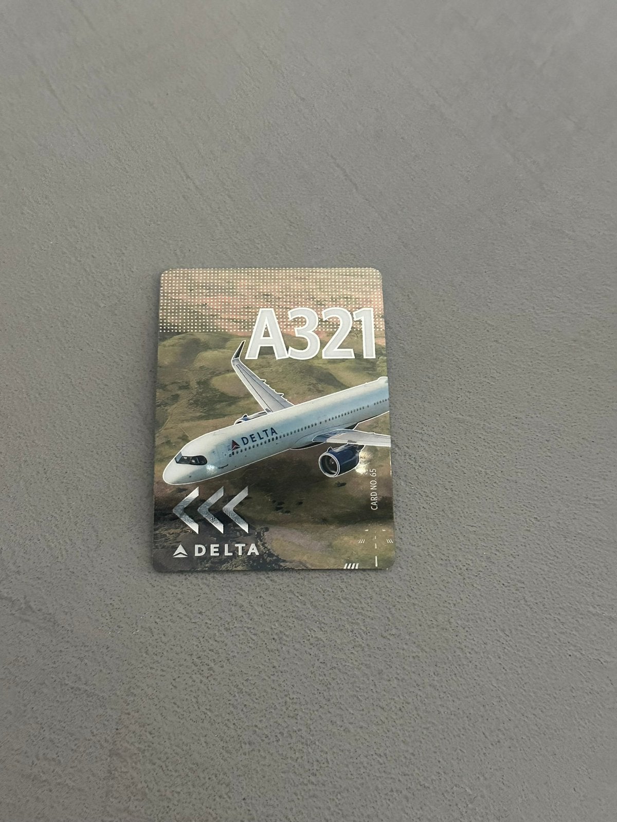 Delta Airlines Vliegtuig Kaart - A321Neo, Ophalen of Verzenden, Zo goed als nieuw, Kaart, Foto of Prent