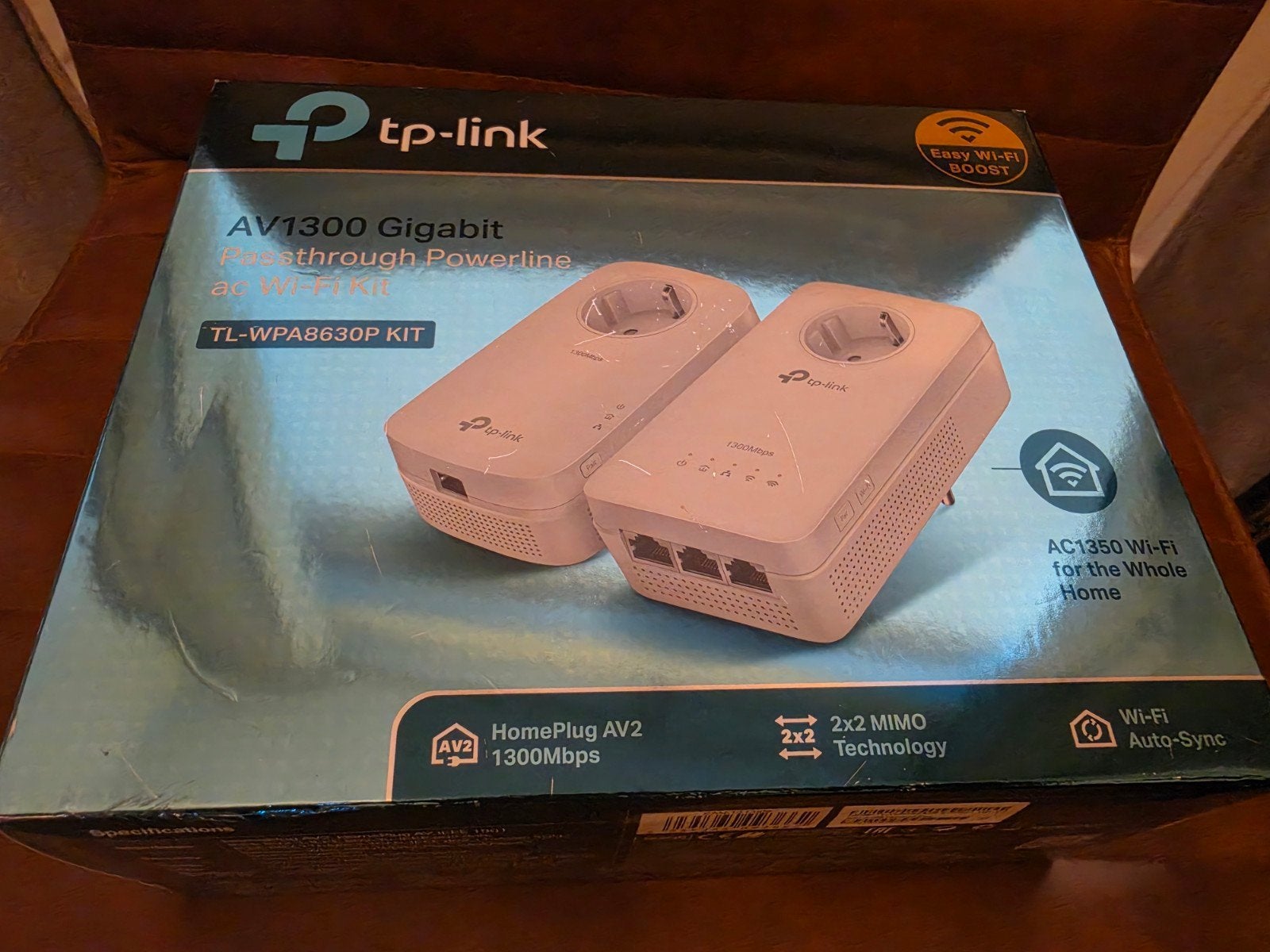 TP-Link AV1300 Gigabit Powerline Wi-Fi Kit TL-WPA8630P, Computers en Software, Ophalen, Gebruikt, TP-Link