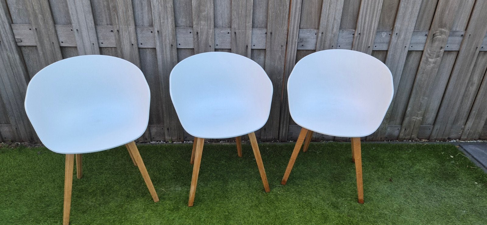 5 x HAY stoel, Ophalen, Zo goed als nieuw, Wit, Vijf, Zes of meer stoelen
