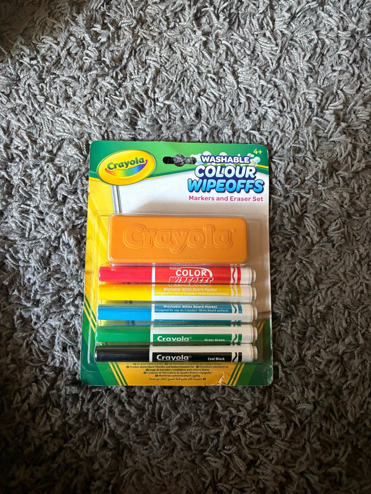 Crayola Afwasbare Kleurstiften en Gum Set, Verzenden, Nieuw