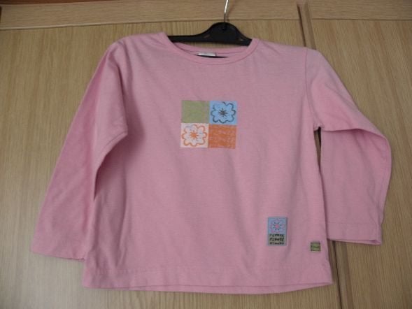 Goedkoop roze katoenen polyester college shirt mt 98 goed, Kinderen en Baby's, Kinderkleding | Maat 98, Gebruikt, Meisje, Ophalen of Verzenden