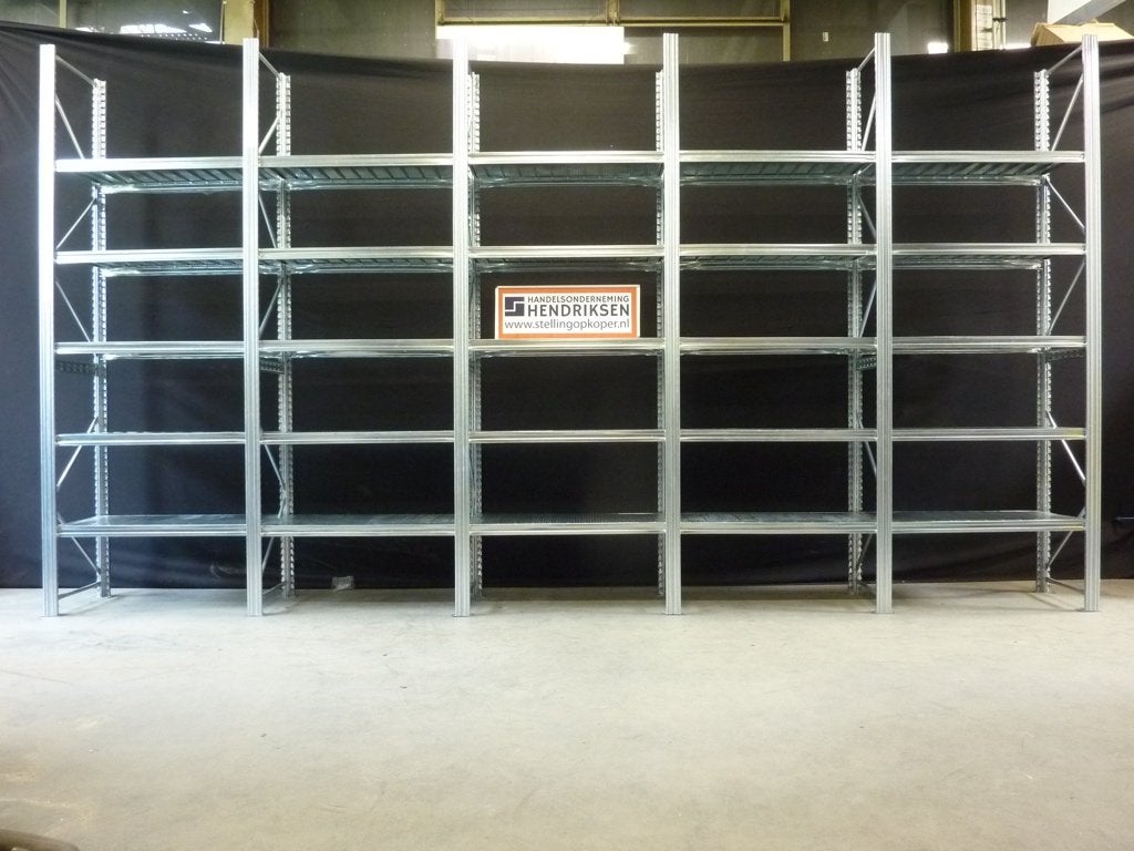 Voordeelset MetalSistem stelling / stellingkast staal partij, Gebruikt, Handelsonderneming Hendriksen, Ophalen of Verzenden, Munstermanstraat 6 - Hal 3 - Silvolde