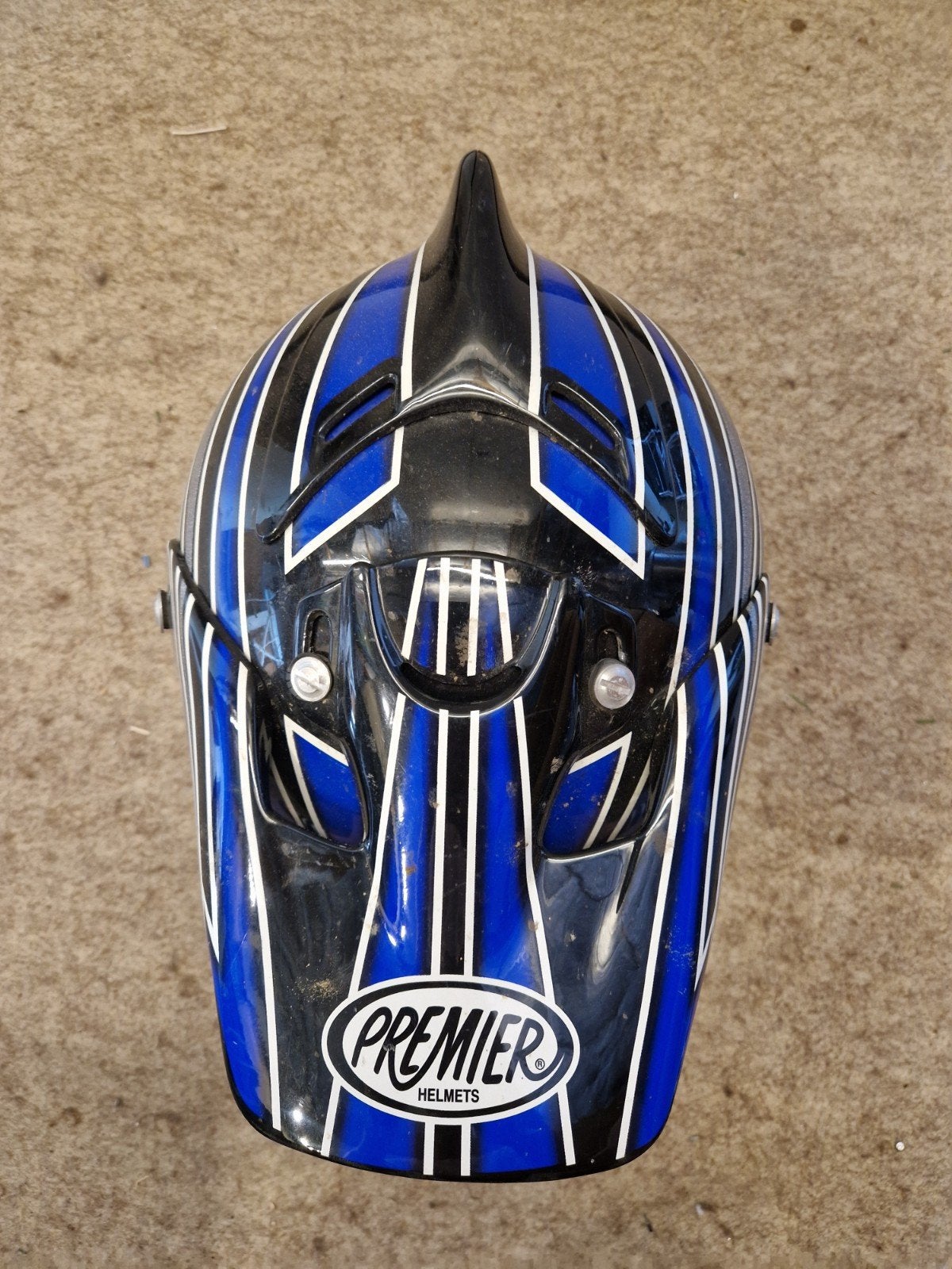 Corss helm met bril, Motoren, M, Offroadhelm, Tweedehands, Ophalen