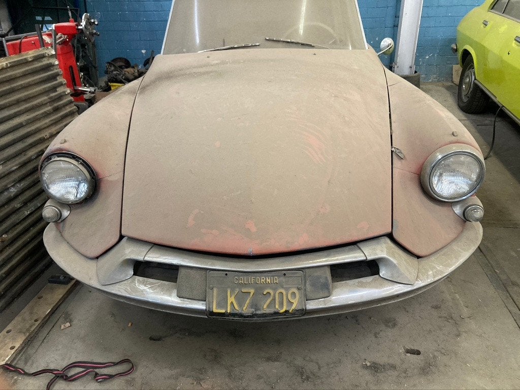 Citroen DS 1958/59 Bleu Delphinium Project maar kogelhard!, Stof, Citroën, Blauw, Overige kleuren