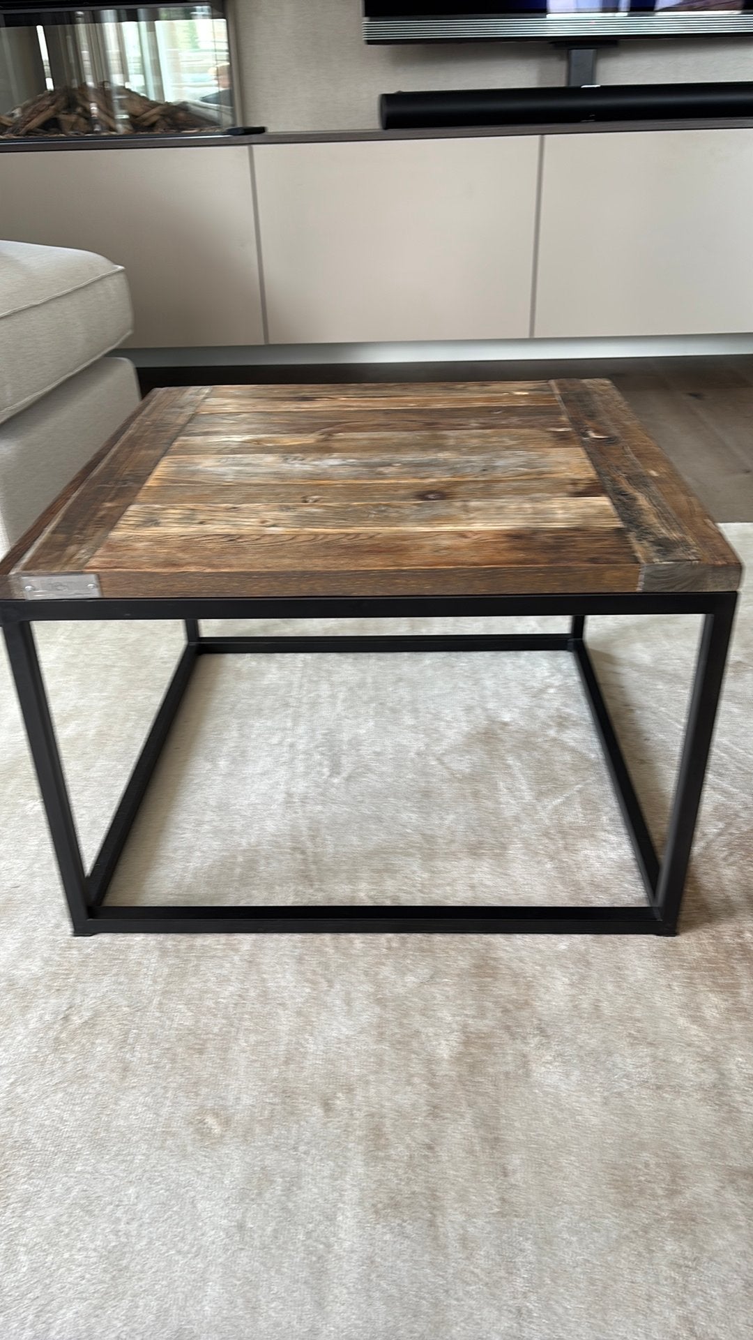 Salontafel Minneapolis LIFESTYLE, Ophalen, Gebruikt, 100 tot 150 cm, Vierkant