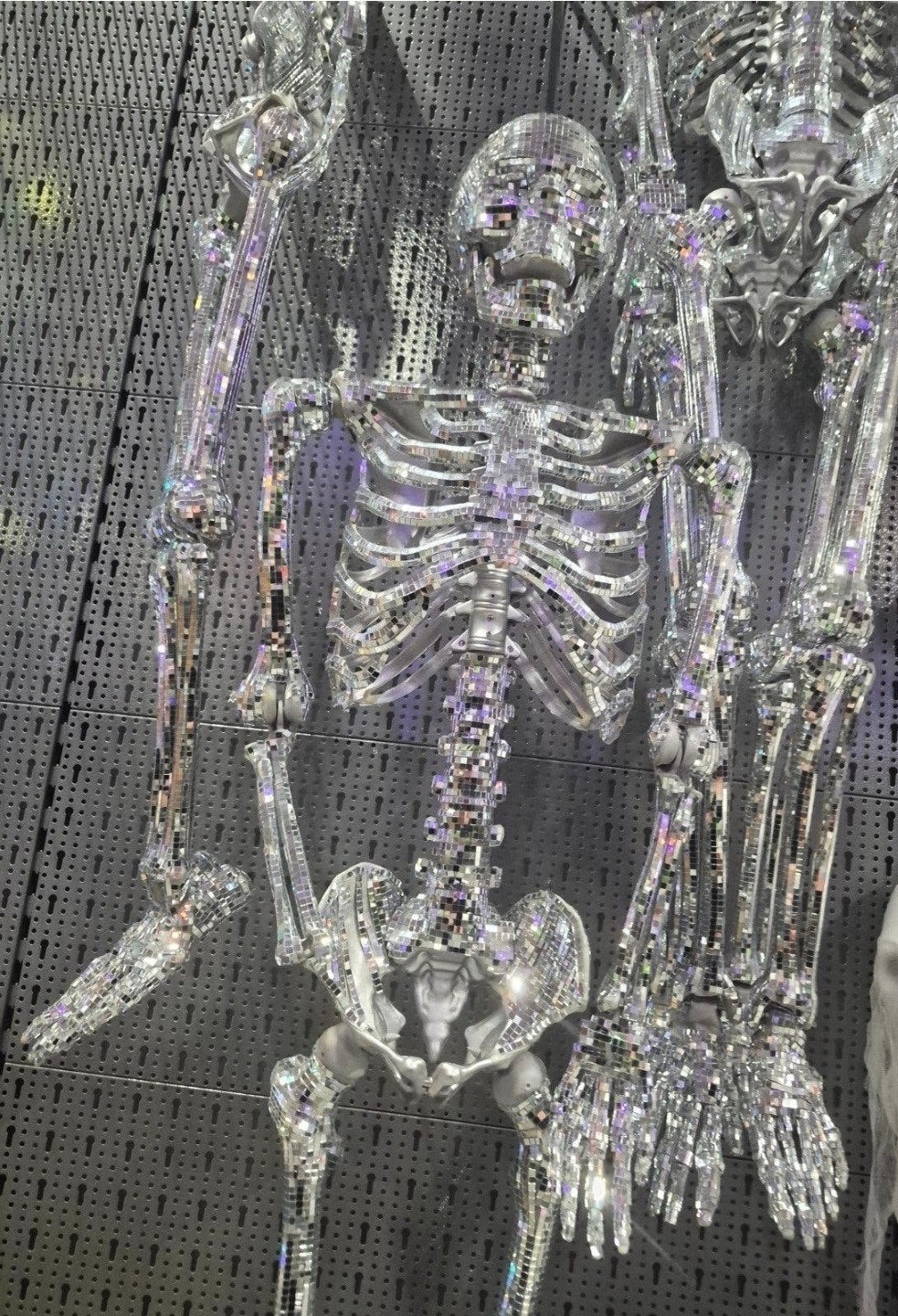 hangende disco/diamand skelet, Hobby en Vrije tijd, Ophalen of Verzenden, Nieuw, Versiering, Halloween of Griezel