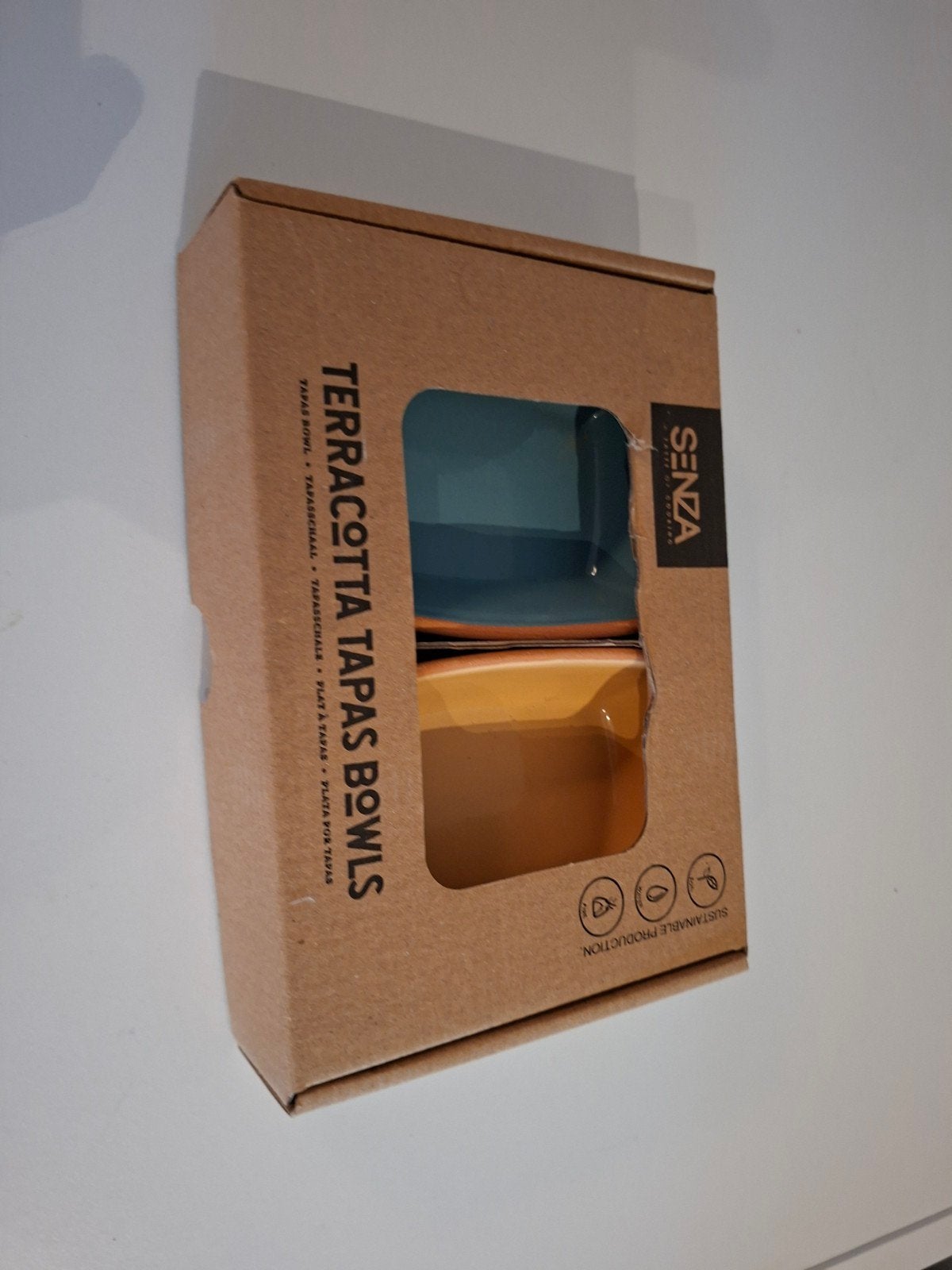 Senza Terracotta Tapas Bowls - Set van 2, Overige typen, Nieuw, Ophalen of Verzenden, Steen/keramiek