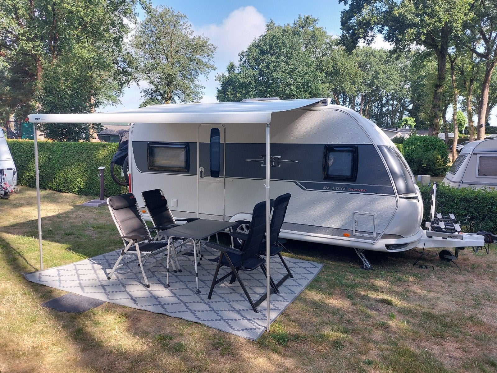 Hobby De Luxe Edition 460 UFe (2016), Caravans en Kamperen, Caravans, Particulier, tot en met 4, Rondzit, Hobby, Airco, Hordeur