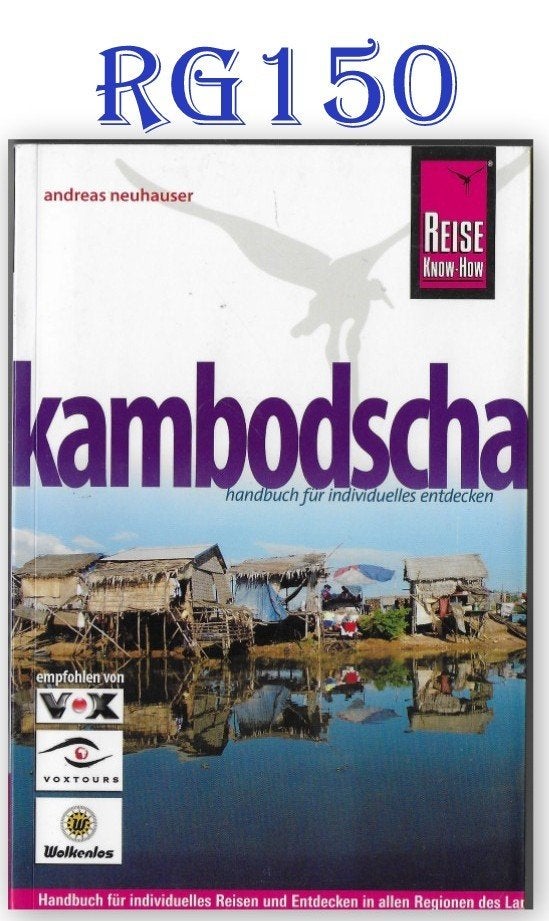 RG150 Reisgids Cambodja (Kambodscha, Europa, Ophalen of Verzenden, Reisgids of -boek, Gelezen