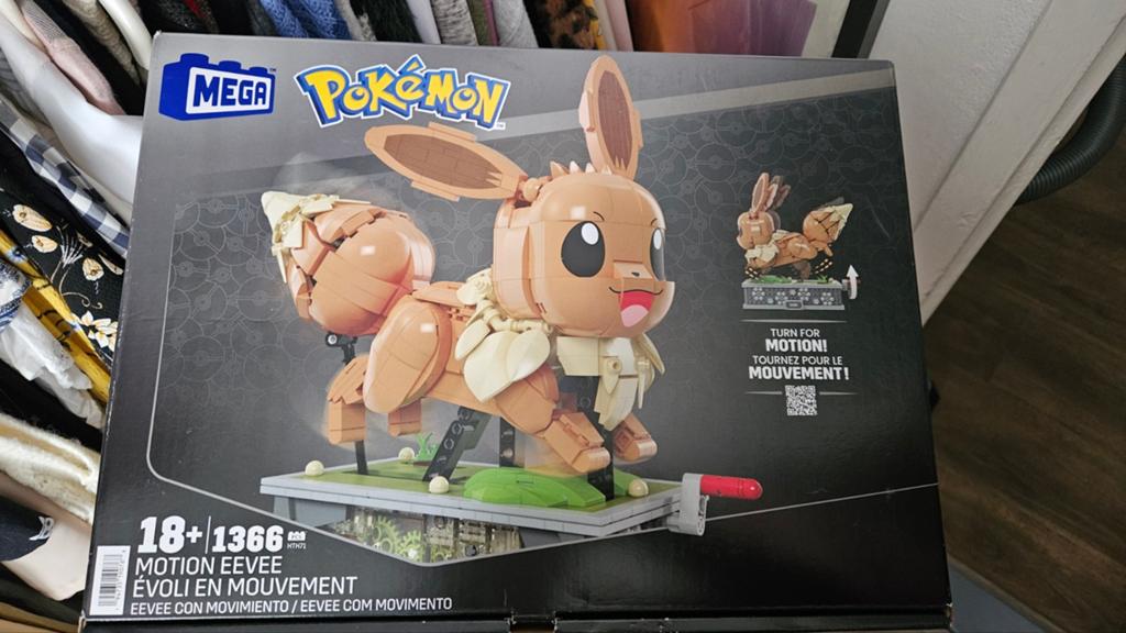 Eevee mega bloks motion NIEUW EN DICHT, Ophalen of Verzenden, Nieuw, Megabloks