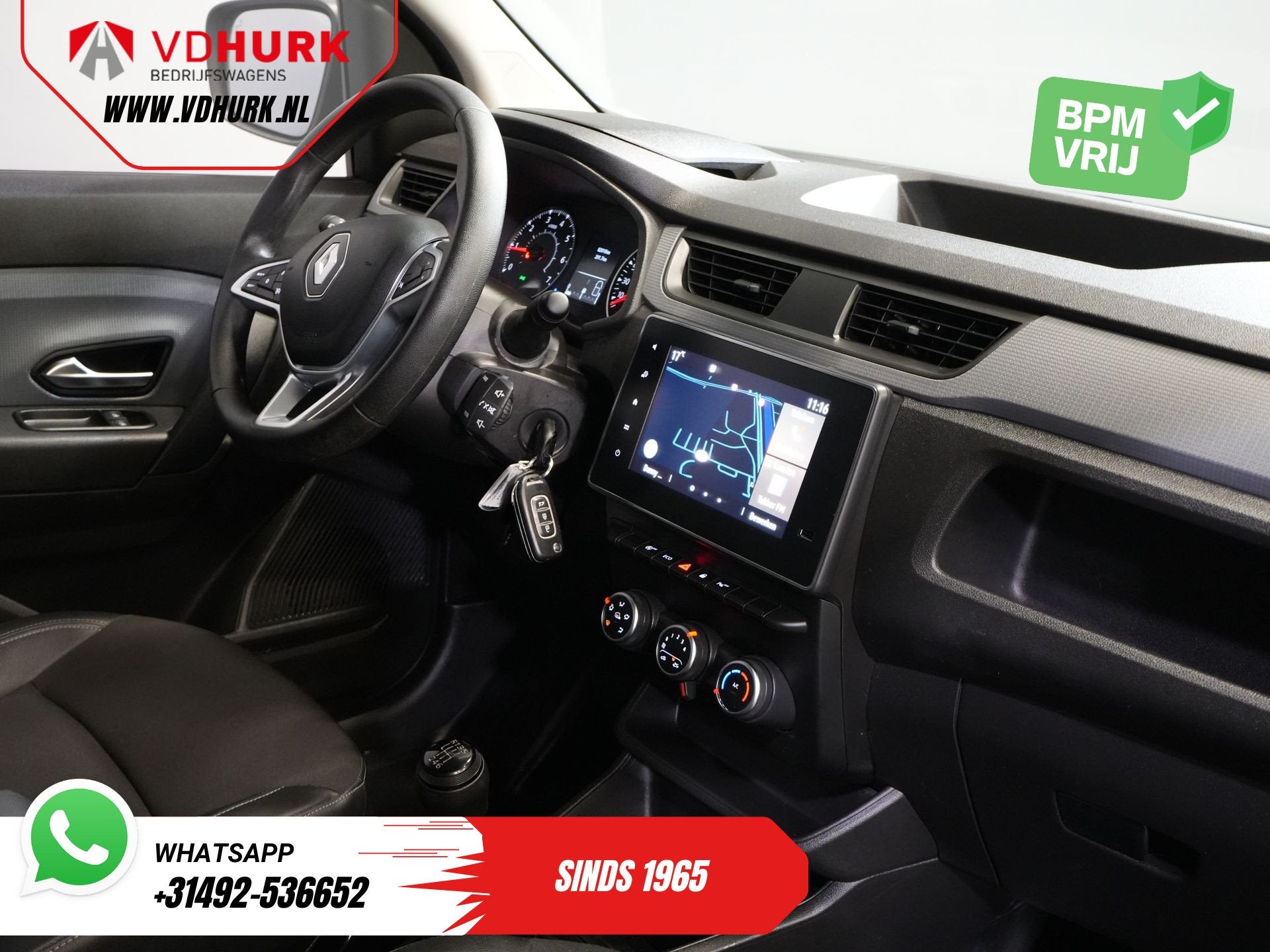 Renault Kangoo 1.5 dCi NL Auto/ Carplay/ Navi/ Airco/ Camera, Auto's, Gebruikt, Euro 6, 4 cilinders, Renault