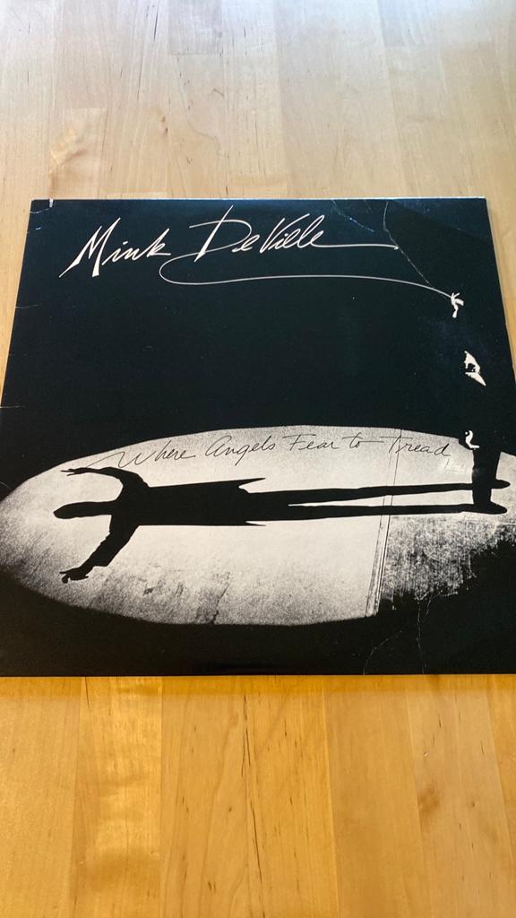 Vinyl lp Mink deVille - Where angels fear to tread, Cd's en Dvd's, Vinyl | Pop, Ophalen of Verzenden, Zo goed als nieuw, 12 inch