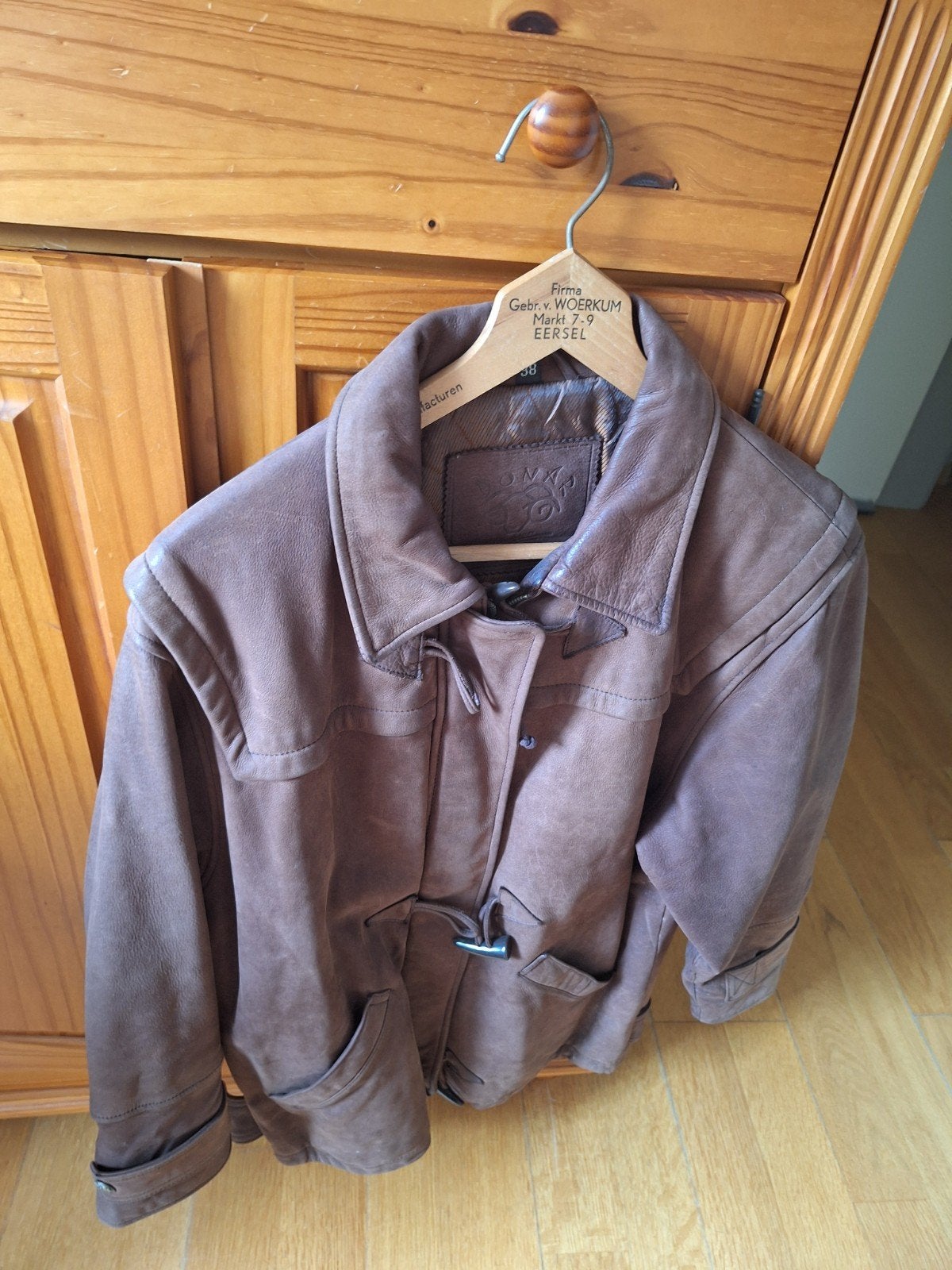 Leren jas maat 38, Kleding | Heren, Jassen | Winter, Ophalen