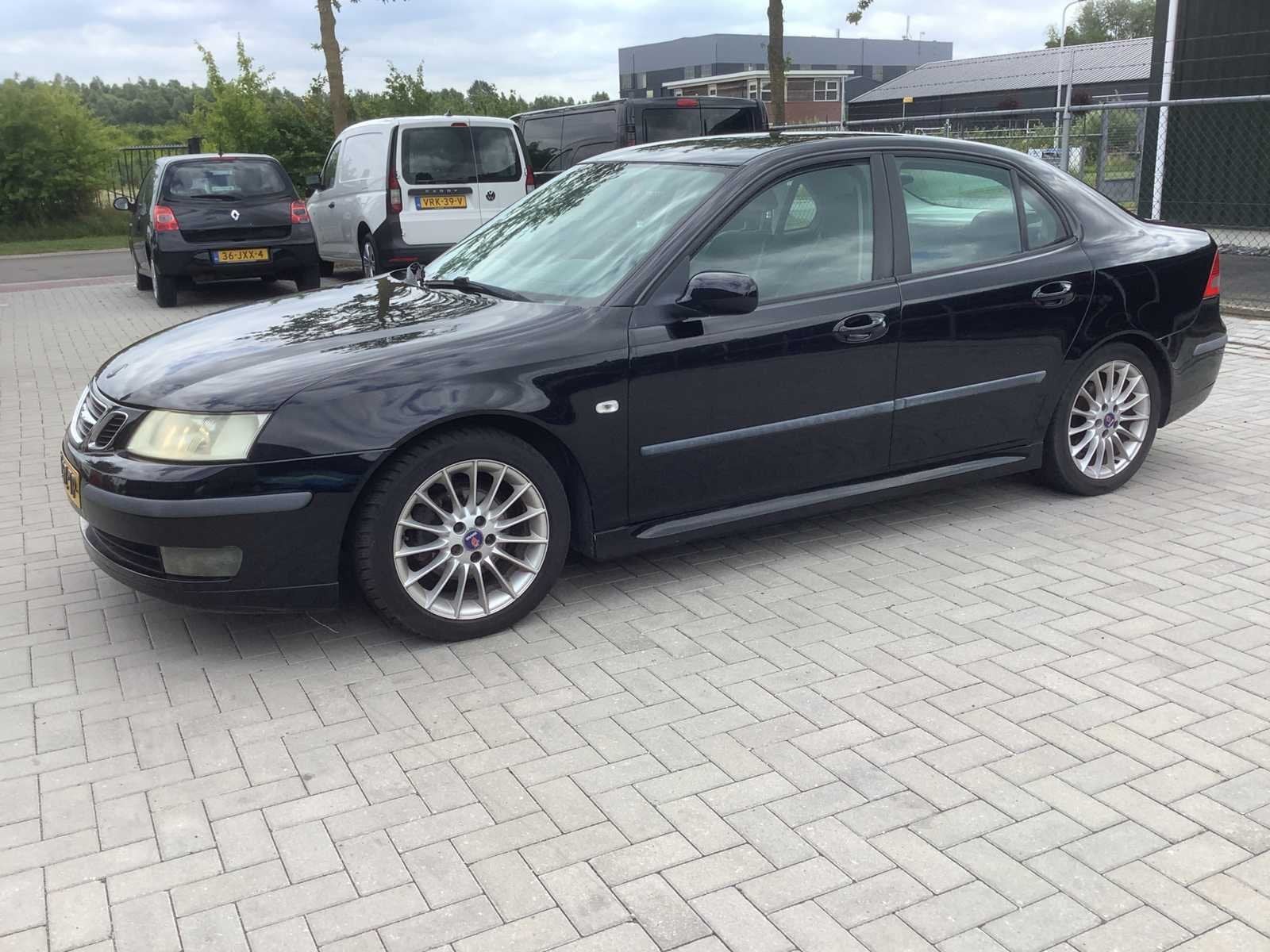 2006 Saab 9-3 Sport Sedan 1.8t Linear Personenauto, Auto's, Saab, Gebruikt, 4 cilinders, 150 pk, Zwart