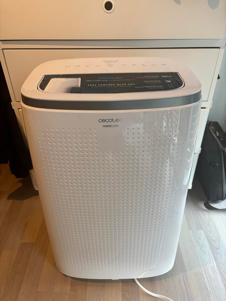 Mobiele Airco - Cecotec Force Clima 12750 Airco 12.000 BTU, Ophalen, Gebruikt, Minder dan 60 m³, 3 snelheden of meer