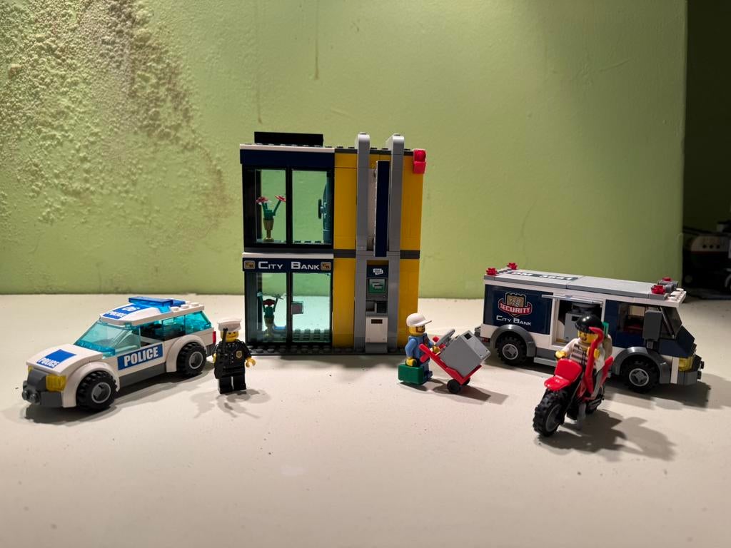 LEGO City Bank 3661, Verzenden, Zo goed als nieuw, Complete set