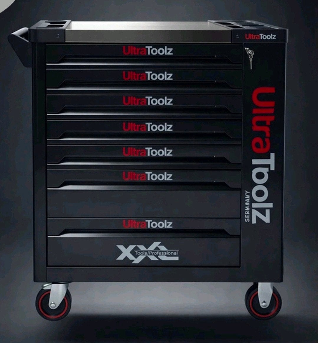 NIEUW GEREEDSCHAPWAGEN ULTRATOOLZ 7 LADES GEVULD, Ophalen, Nieuw