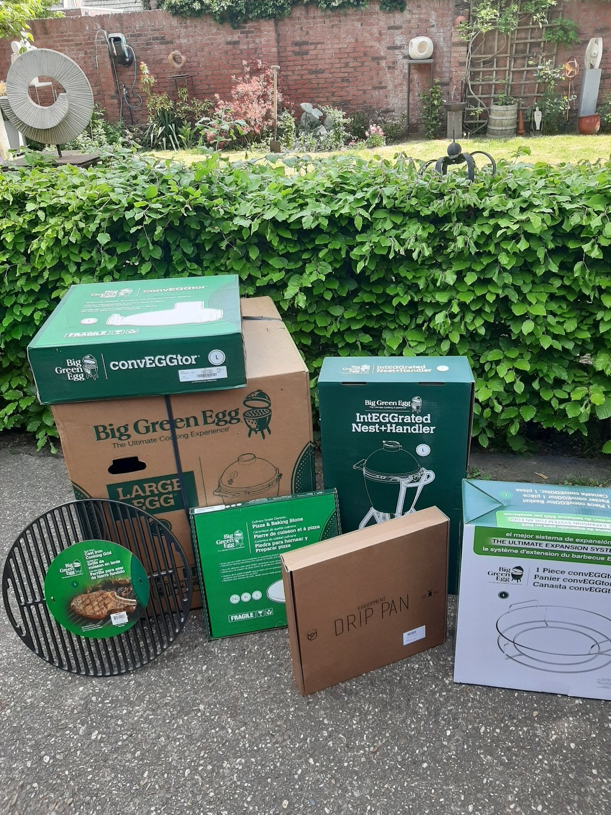 Big Green Egg Large met Integrated Nest . Nieuw, Ophalen, Nieuw