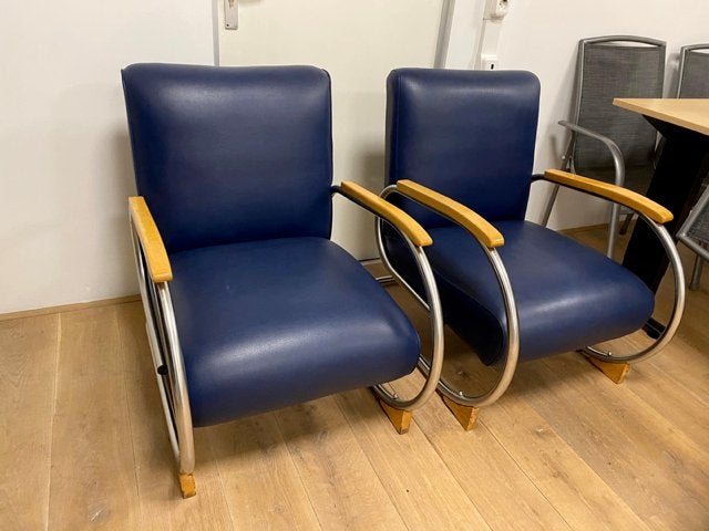 Tubax fauteuils, Huis en Inrichting, Ophalen, Gebruikt, 75 tot 100 cm, Gispen