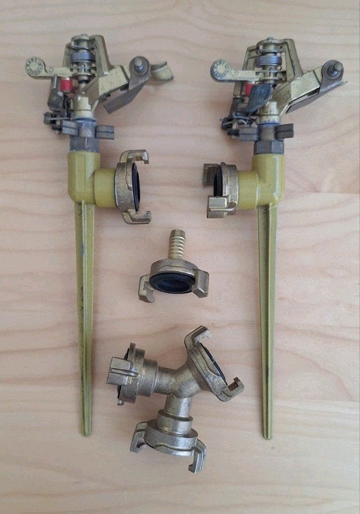 sectorsproeiers (2x) met koppelingen, Made in Israel, Tuin en Terras, Ophalen of Verzenden, Gebruikt