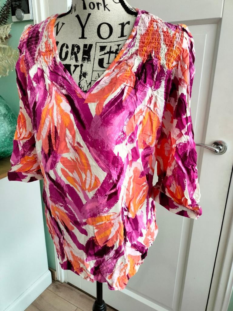 Blouse van M&S mode maat 44 Nieuw, Overige kleuren, Maat 42/44 (L), Nieuw, Ophalen of Verzenden