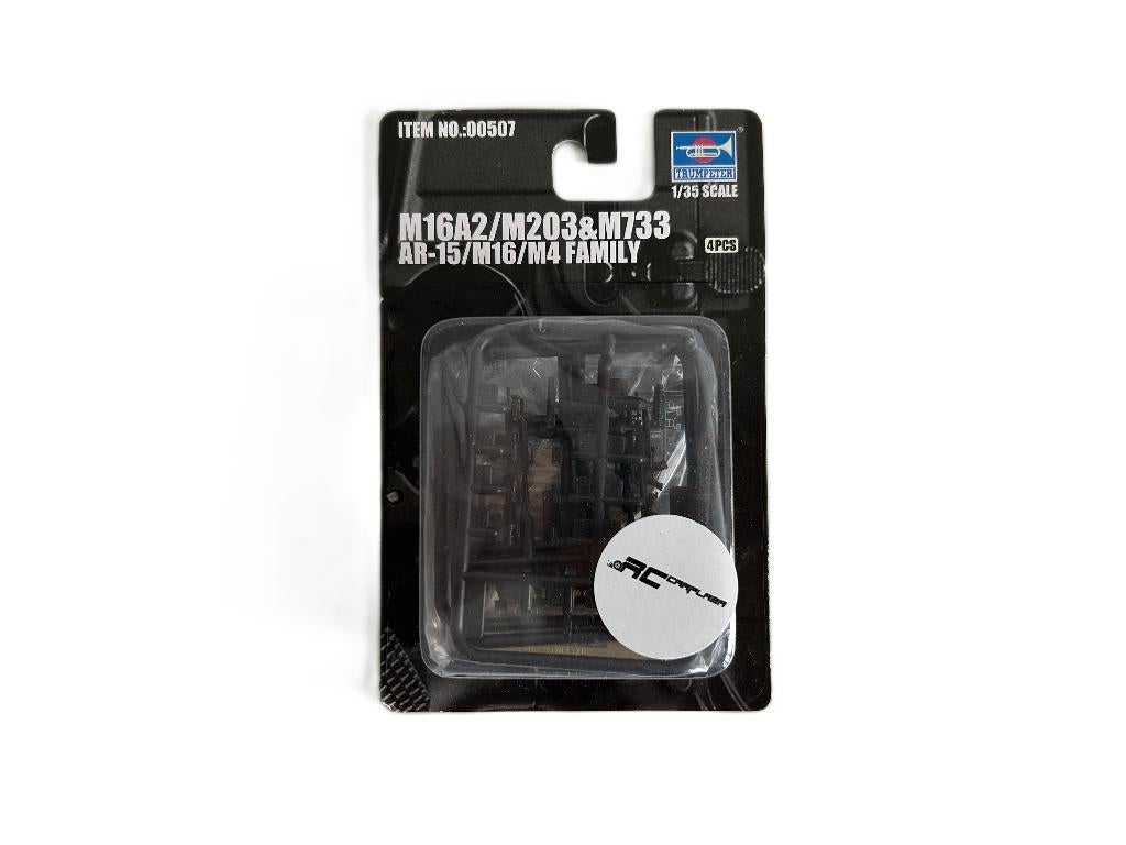 Trumpeter AR15/M16/M4 F. M733 1:35 TRU-00507, Ophalen of Verzenden, Nieuw, 1:35 tot 1:50