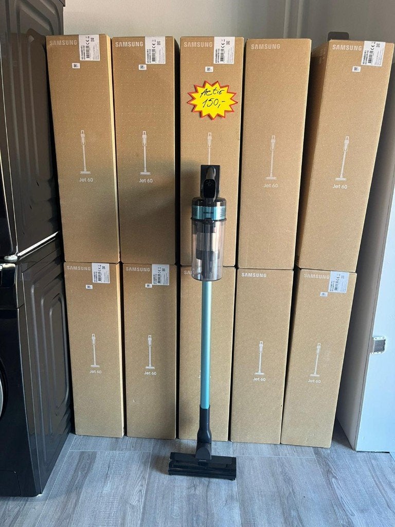 ACTIE – Samsung Jet 60 Mint – NIEUW IN DOOS!, Witgoed en Apparatuur, Stofzuigers, Nieuw, Ophalen of Verzenden, Geschikt voor tapijt