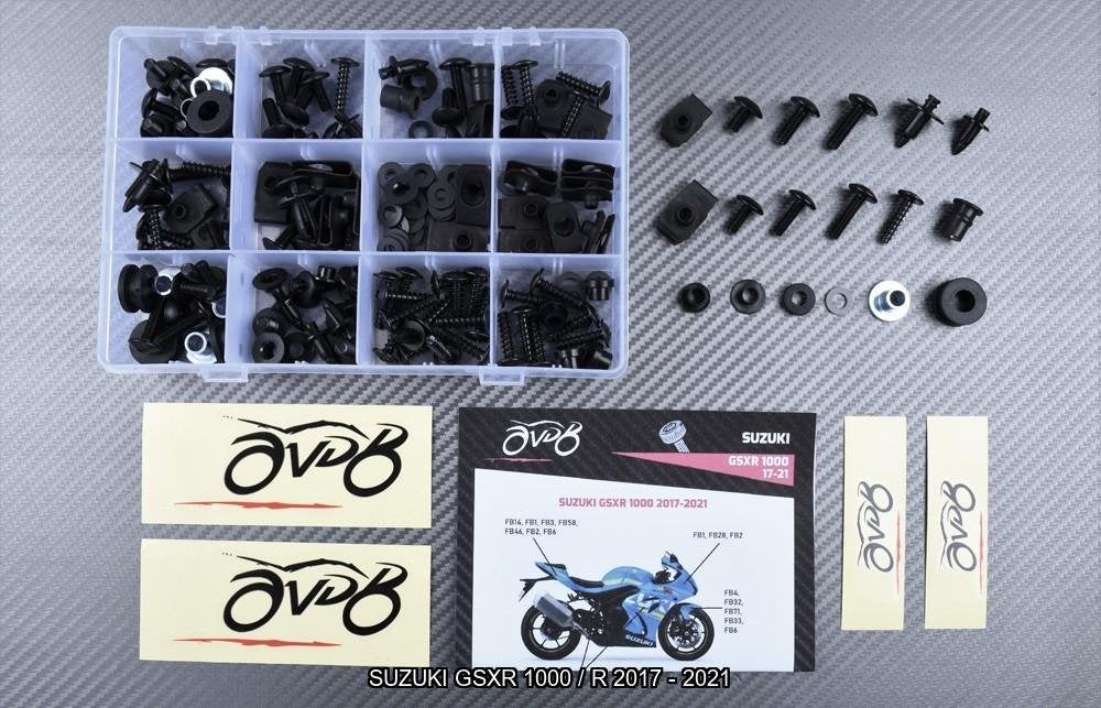 Kuip bouten set voor SUZUKI GSXR 1000 / R 2017 2021, Verzenden, Nieuw