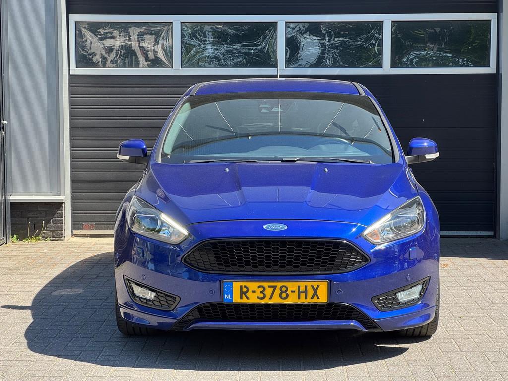 Ford Focus Wagon 1.0 ST Line Navi, Camera, Climate, Cruise,, Gebruikt, Euro 6, Blauw, Lichtsensor