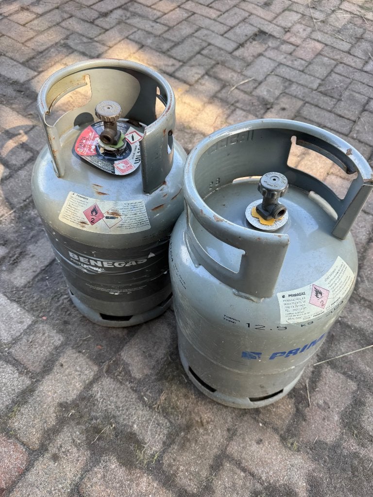 Gasflessen, Ophalen