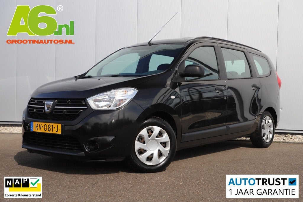 Dacia Lodgy 1.2 TCe Ambiance 7p. Airco Radio Bluetooth Elekt, Auto's, Dacia, Voorwielaandrijving, Stof, Gebruikt, Euro 6