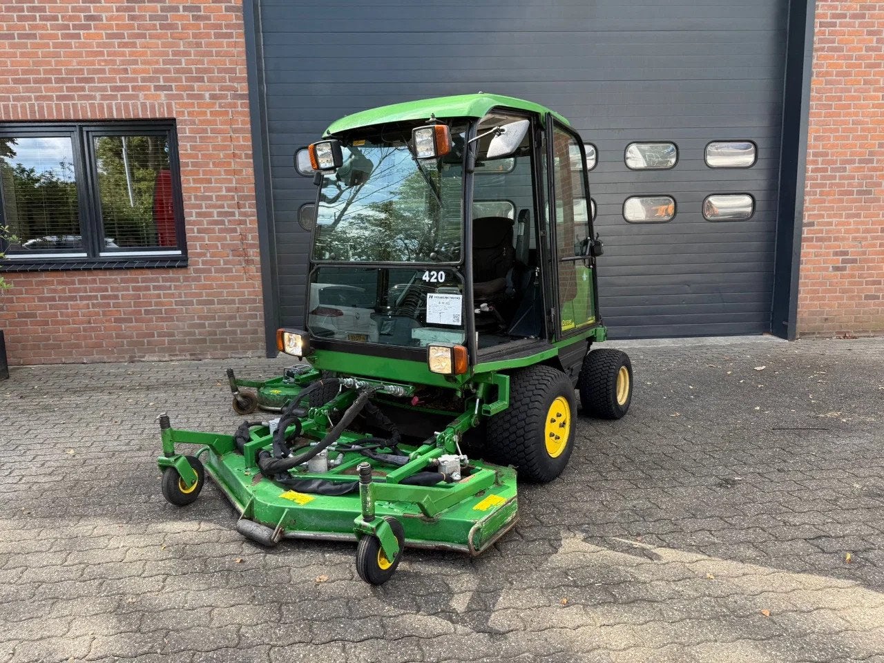 John Deere 1515 Series 2 decks cyclo maaier Airco 4X4, Zo goed als nieuw, John Deere