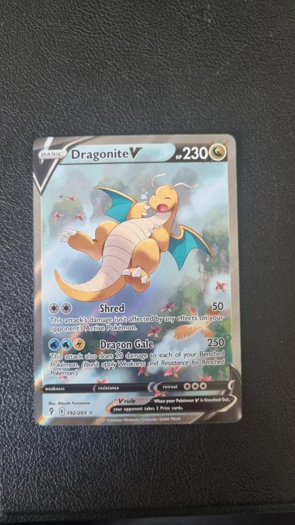Dragonite V 192, MINT, Ophalen of Verzenden, Zo goed als nieuw