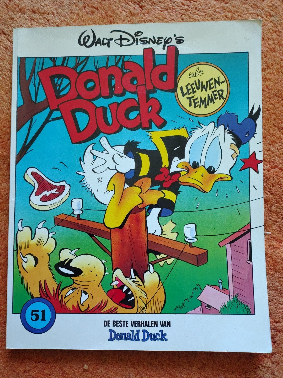 Donald Duck als Leeuwentemmer - De Beste Verhalen #51, Eén stripboek, Ophalen of Verzenden, Gelezen, Walt Disney Company