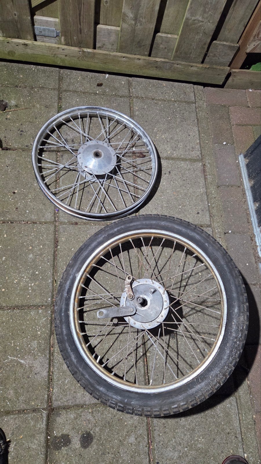 Velgenset 18 inch voor Tomos 4L (gebruikt), Ophalen of Verzenden