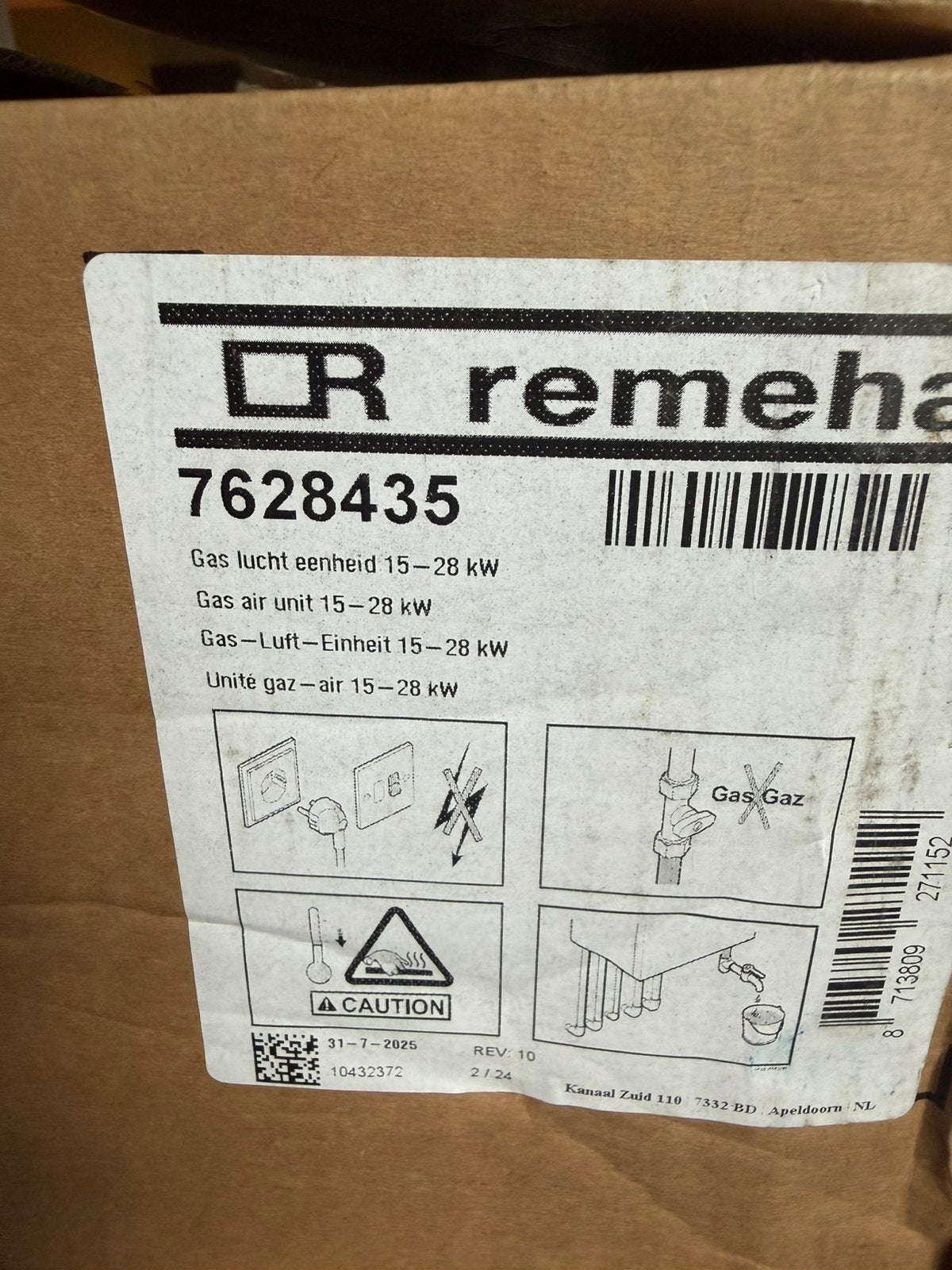 Remeha Tzerra G-L eenheid! 7628435 NIEUW!, Radiator, Minder dan 60 cm, Ophalen of Verzenden, Zo goed als nieuw