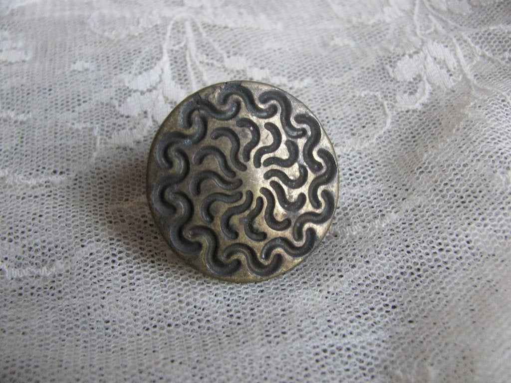 Oude Knoop van Koper met Splitpen - 2.7 cm, Verzenden