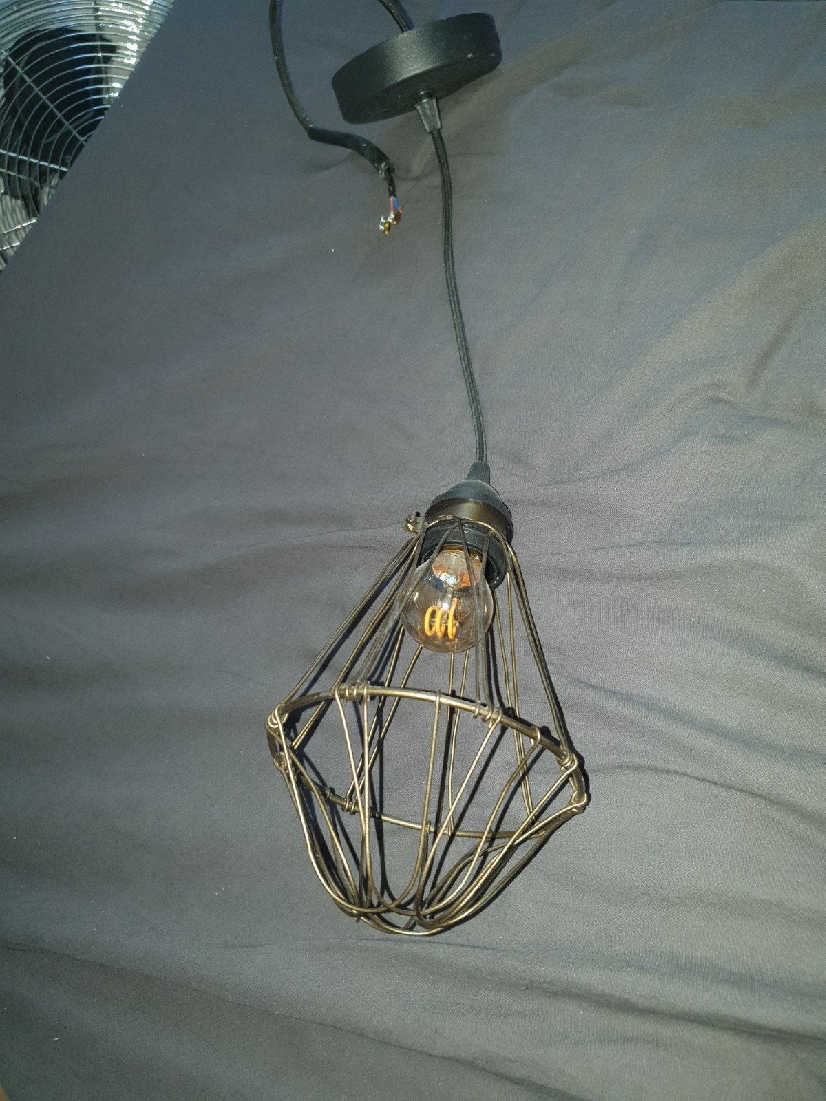 Flower of Life Spirituele Hanglamp - Metaal, Huis en Inrichting, Lampen | Hanglampen, Gebruikt, Spiritueel, Geometrisch, Industrieel