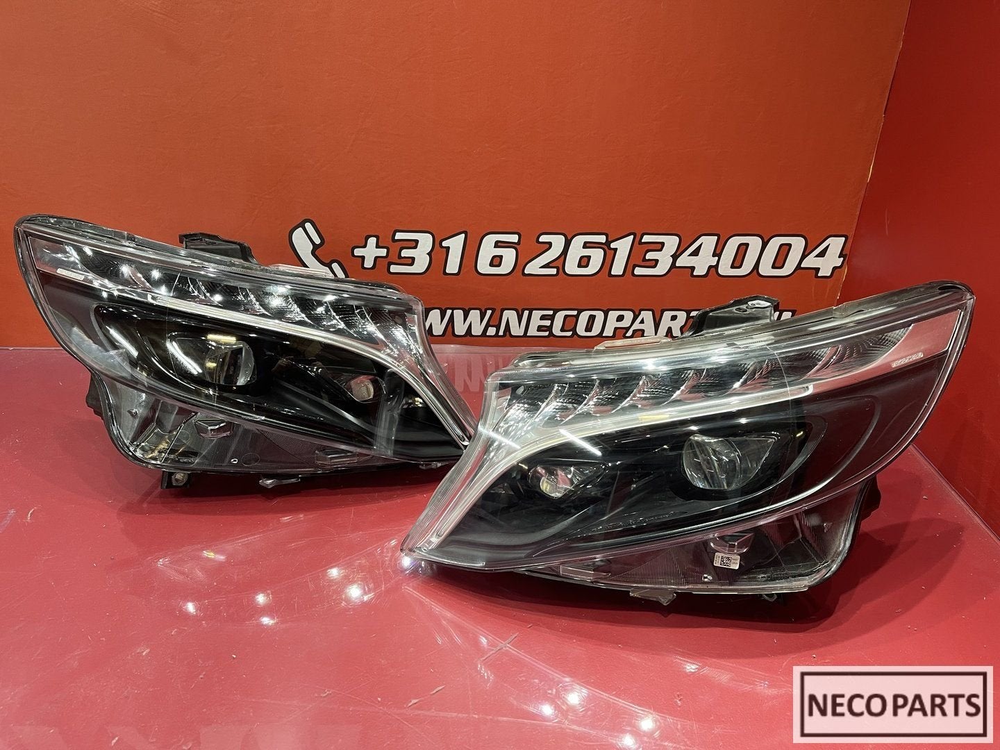 MERCEDES V KLASSE VITO W447 VOL LED KOPLAMPEN SET COMPLEET, Auto-onderdelen, Verlichting, Gebruikt, -, Ophalen of Verzenden, -