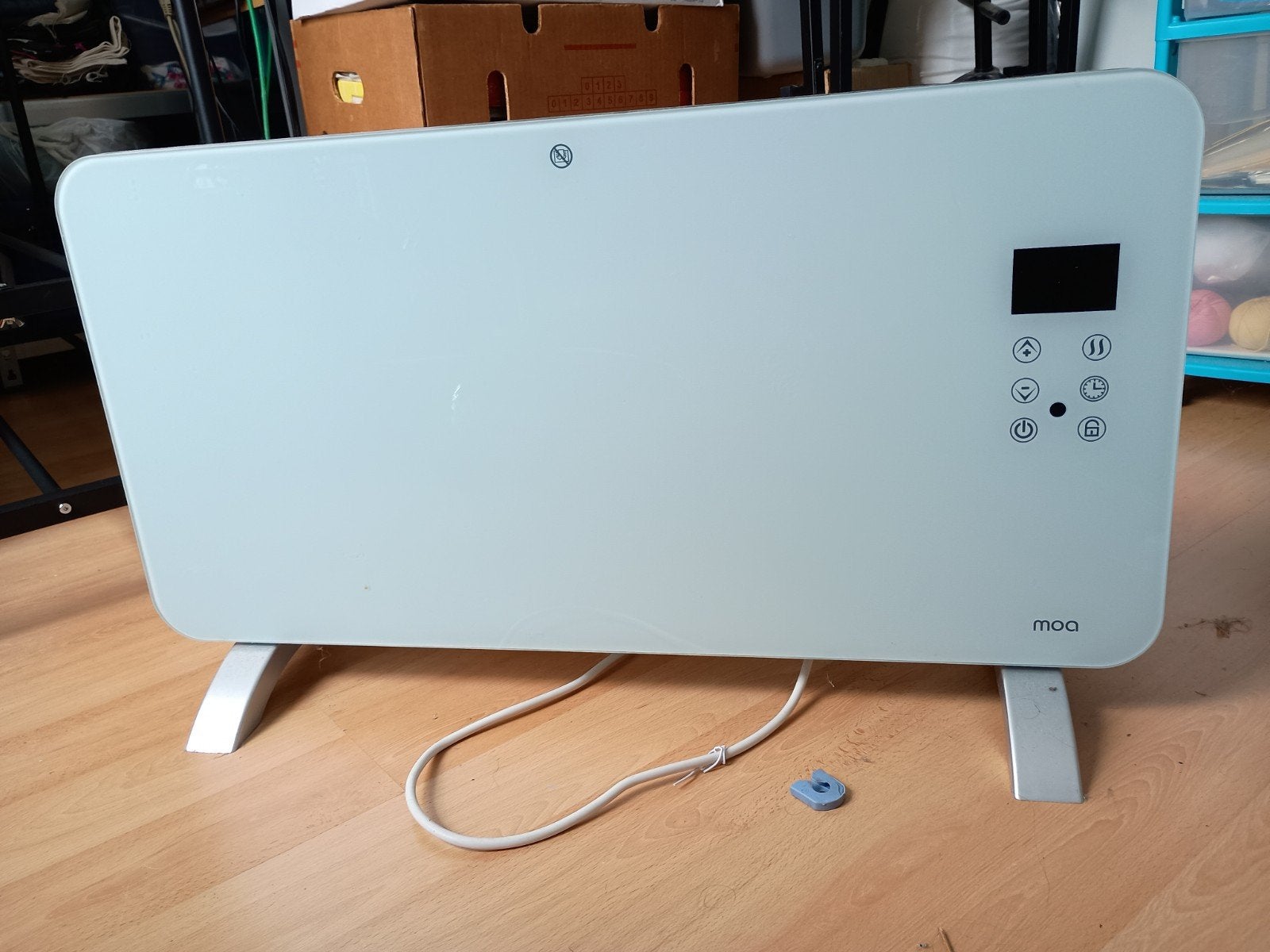 kleine kachel, 1500 watt, Huis en Inrichting, Kachels, Ophalen, Overige soorten, Elektrisch, Zo goed als nieuw