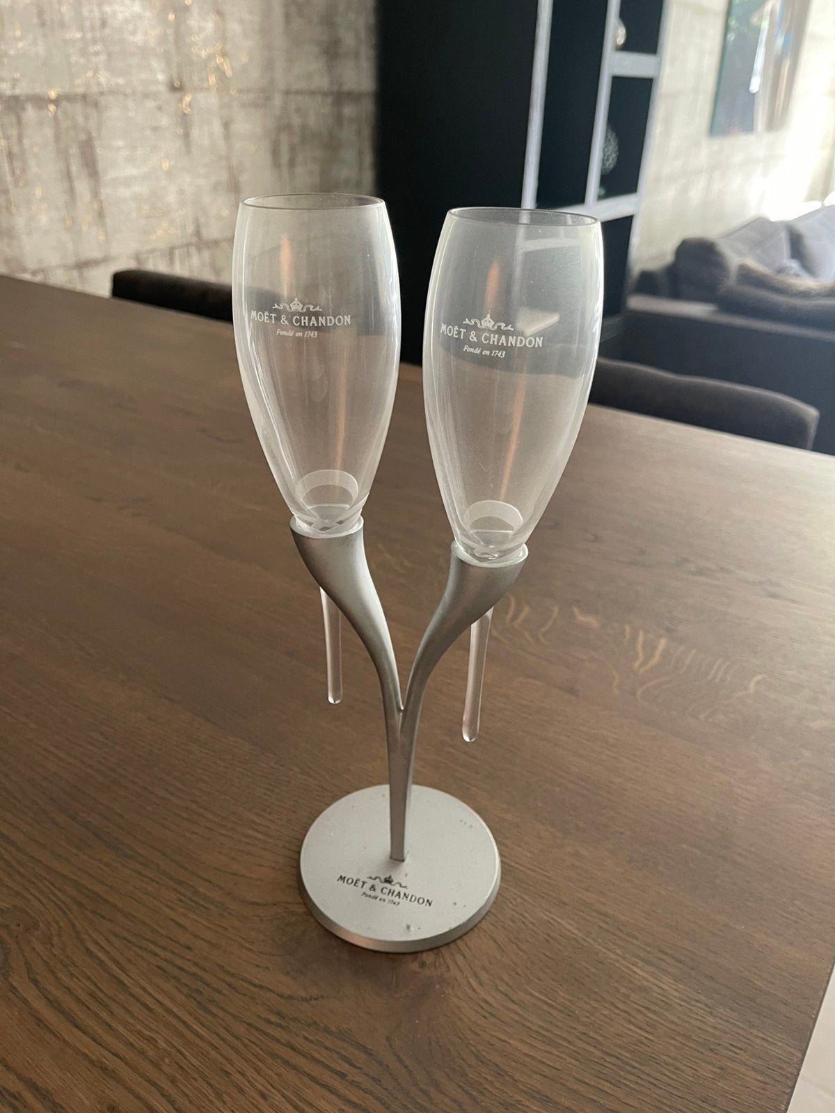 Moët & Chandon champagne glaasjes, Verzamelen, Ophalen, Zo goed als nieuw, Overige typen