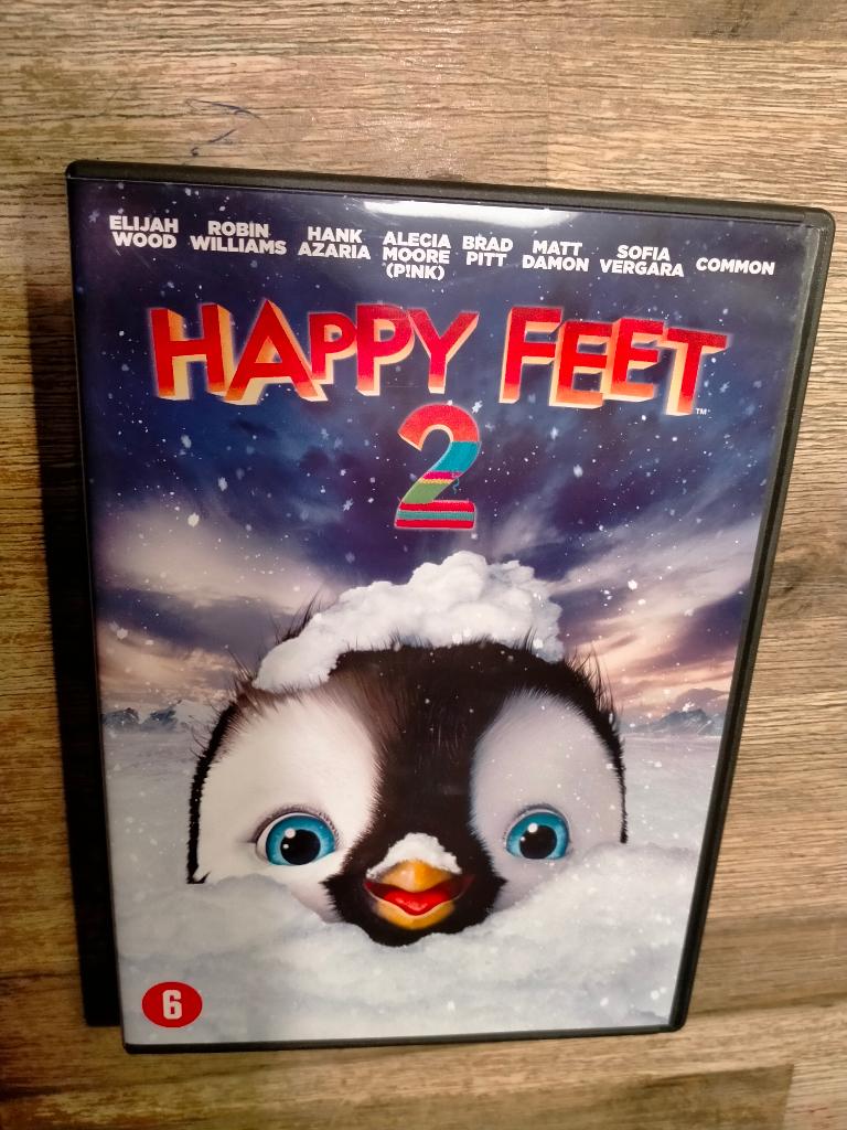 Happy Feet deel 2 Pinguin tekenfilm dvd Robin Williams, Alle leeftijden, Verzenden, Gebruikt, Overige soorten